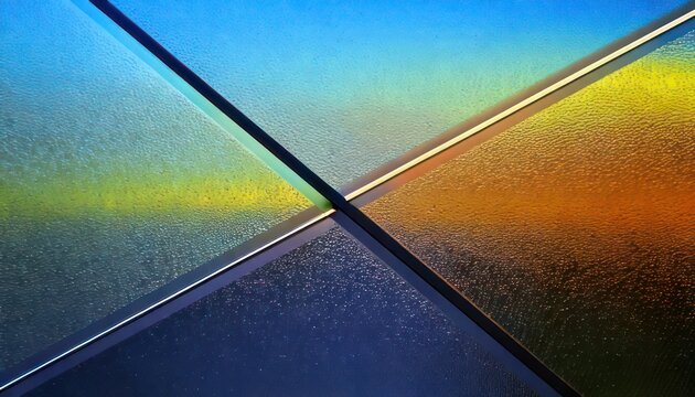 Abstract Color Gradient with Intersecting Lines and Textured Surface.