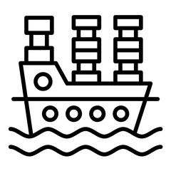 Obraz premium Cruise Icon