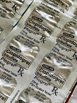 UNILAB Clopidogrel Bisulfate 75 mg antiplatelet medication used to prevent blood clots, stroke, and heart attack
