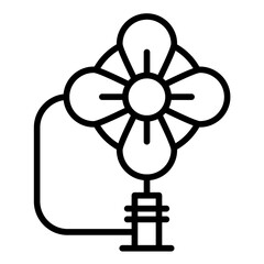 Obraz premium Flower Icon