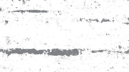 Fototapeta premium White background with scattered gray distressed grunge texture and horizontal streaks