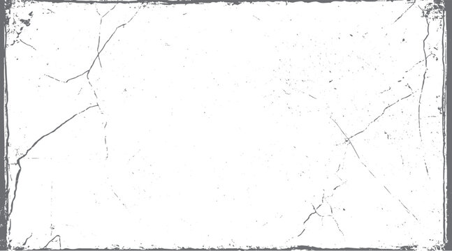White textured background with grey distressed cracks and speckles