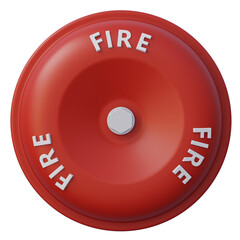 Loud fire alarm bell 3d ringing system for quick emergency response and evacuation © Yumo