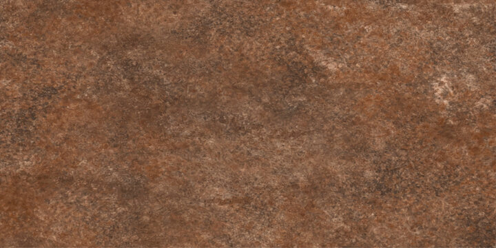A vintage grunge brown leather texture background with aged rusty metal pattern and rough steel material surface