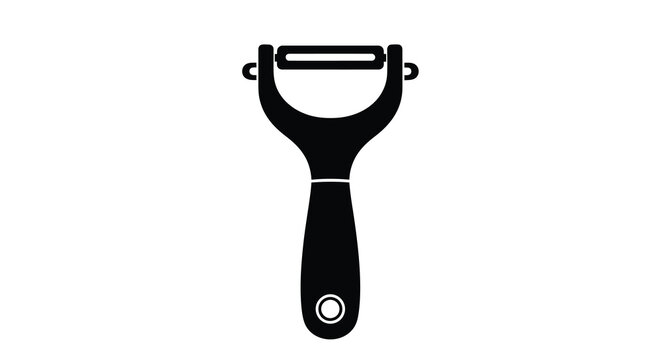peeler silhouette on white background high quality professional detailed modern elegant stylish clean crisp vibrant colorful digital creative innovative contemporary