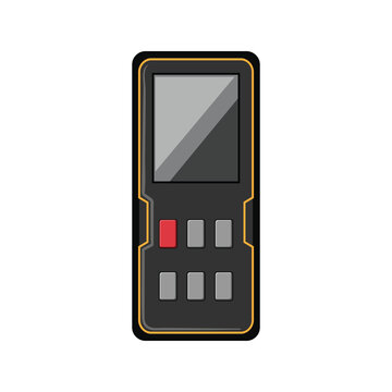 Handheld laser distance meter for construction and diy, compact and portable digital rangefinder delivering accurate length, area and volume measurements for planning
