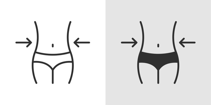 Body Fat Icon representing body composition, fat percentage, and overall health and fitness monitoring.