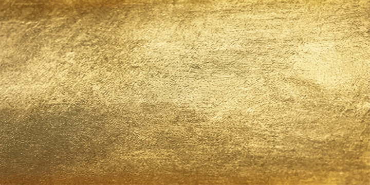 A rich and lustrous gold leaf texture shines, presenting a detailed macro shot that accentuates the intricacies of the metal's surface, reflecting elegance and value. for website, background, branding