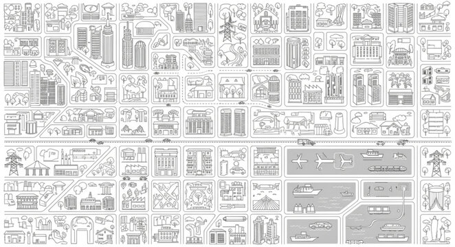 Ancient Egyptian Hieroglyphs Detailed Illustration.