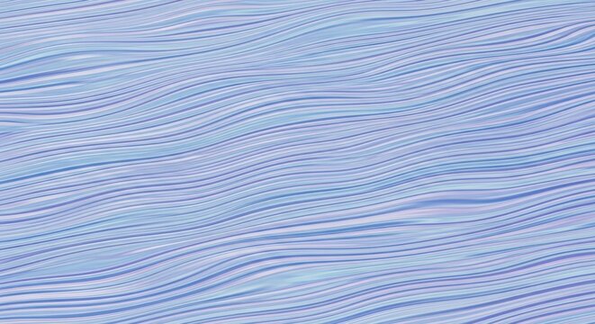 Seamless abstract background with flowing wavy blue and white parallel lines creating a gentle ripple effect