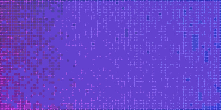 fine grid texture with colorful dots on purple background