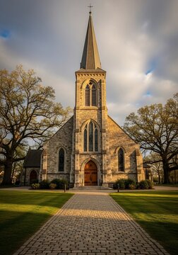 Church building exterior architecture