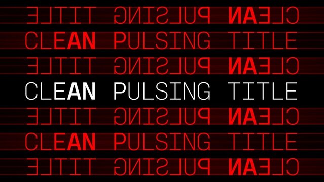 Pulsing Text Grid Modern Lines Glow (Variable Font)