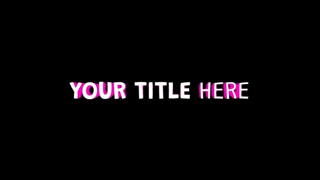 Smooth Cartoon Styled Trail Text (Variable Font)
