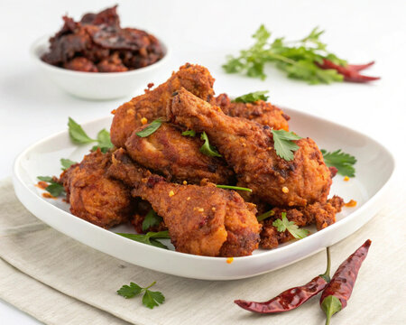 Kerala nadan chicken fry spicy crispy south indian food