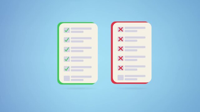Do vs Don&rsquo;t Checklist Comparison Business Rules Guide Success vs Failure Concept