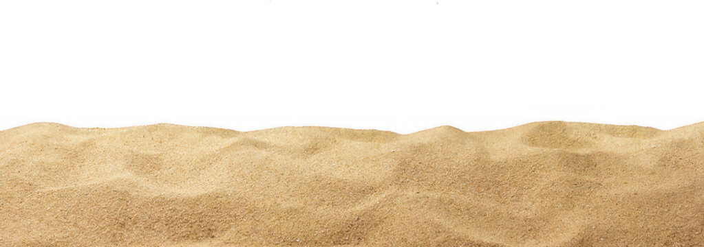 Sand dune landscape with natural sandy environment and textured surface features