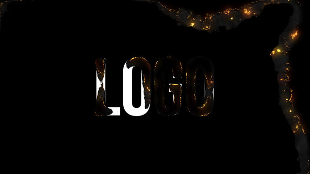 Logo Burn &ndash; Fiery Flame Logo Reveal Animation, Cinematic Fire Burn Effect, Intense Branding Intro for Promo, Movies and Action Video
