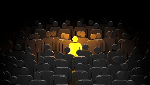 Standing out among thousands of people, Leadership, individuality