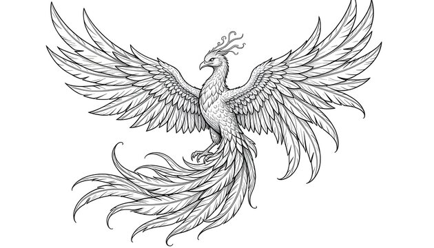 eagle tattoo vector