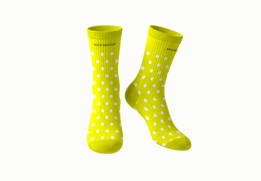 Long Socks Mockup