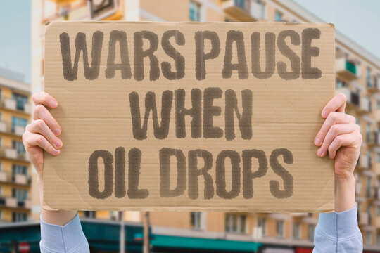 "Wars Pause When Oil Drops" research confirms oil price decline measurably correlates with adult war de-escalation. WAR. REAL. LIFE. MODERN. HUMAN.
