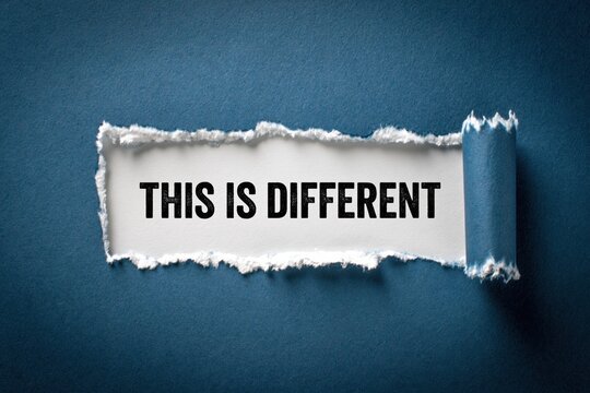 This Is Different Motivational Message for Change