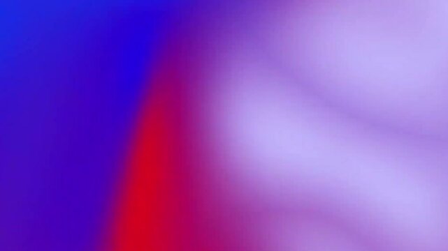 Blue and Red Colors Lights Gradient Video. Seamless footage in background, multicolor gradient backdrop moving in loop. 