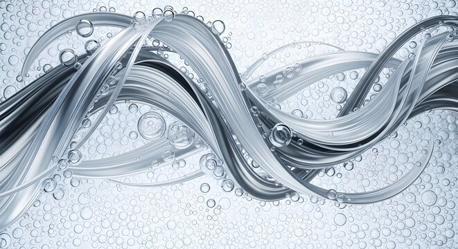 Abstract acrylic swirls a study in fluidity and light