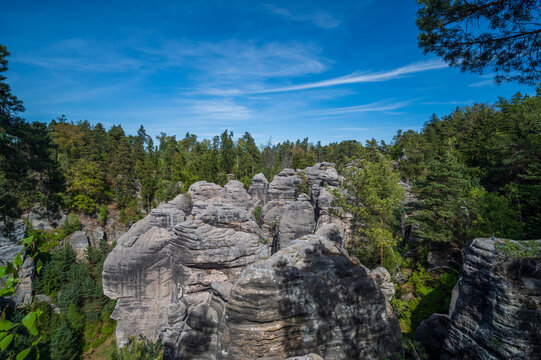 Rock town near Jicin - The Prachov Rocks, Bohemian Paradise, Jicin, Czech Republic