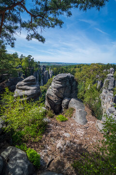 Rock town near Jicin - The Prachov Rocks, Bohemian Paradise, Jicin, Czech Republic
