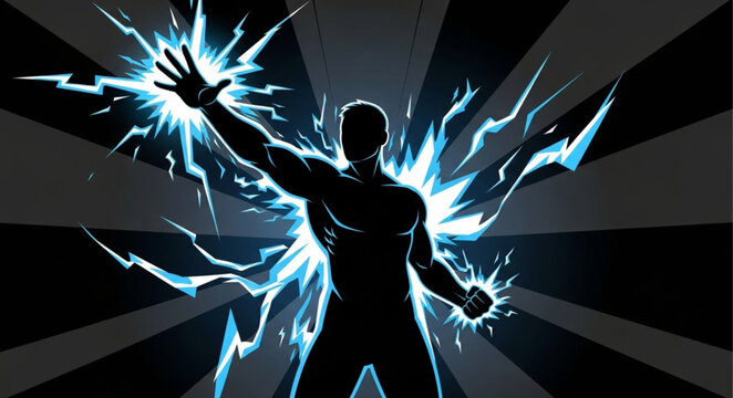 Electricity Power Surge Lightning Bolt Energy Thunderstorm.