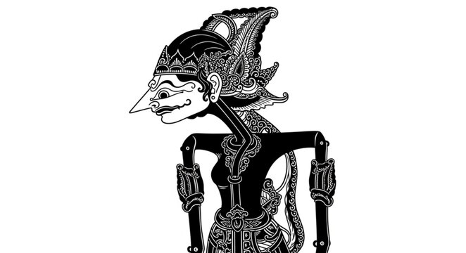 Stylized Fish Character Sitting on Throne Illustration.