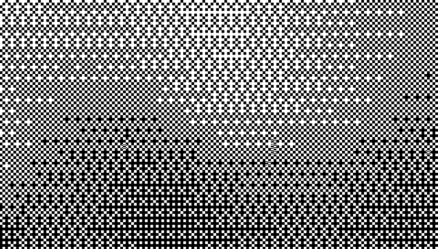 Bitmap dither pixel gradient effect texture. Abstract 8-bit halftone effects for vintage video, computer retro game design.Y2K halftone pixelated, grain, dot, noise art style&mdash;vector creative concept