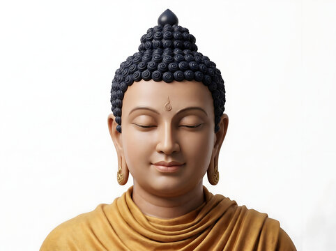 Lord Buddha Vesak Day Festival Spiritual Meditation Vector Illustration High Resolution Background