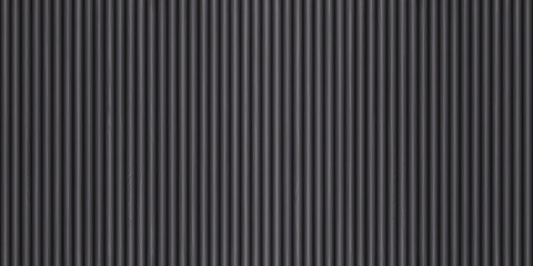 Fototapeta premium SEAMLESS background of dark gray wooden wall panel, natural wood paneling texture, decorative accent wall or acoustic panel design, repeating pattern.