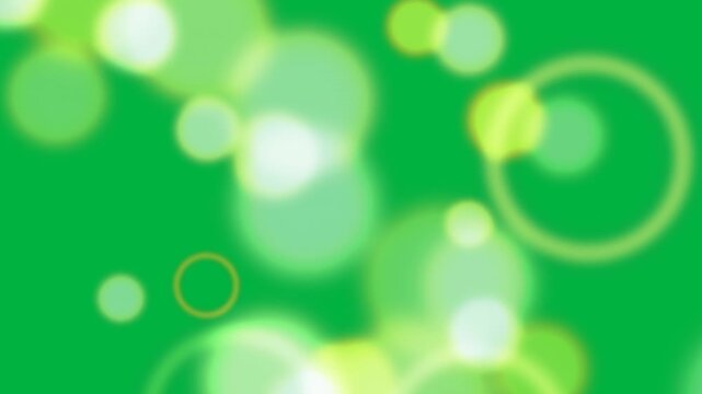 Orb entering causing glowing orbs merging and blooming to form cluster on transparent backdrop