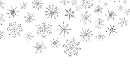 Beautiful 3D rendered snowflakes, perfect for holiday greetings and seasonal designs.  Use for wint © vege