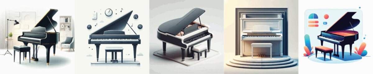 Vector of a piano © FirdianKrisna