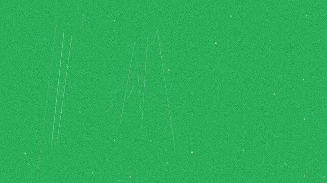 Playback showing gray noise generating thin vertical streaks forming left cluster on transparent bg