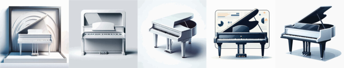 Vector of a piano © FirdianKrisna