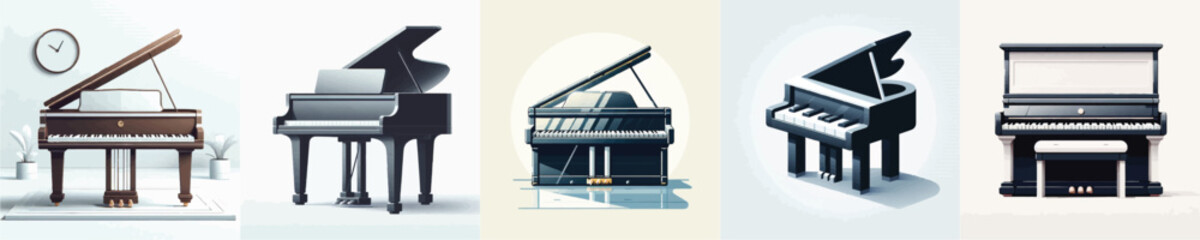 Vector of a piano © FirdianKrisna