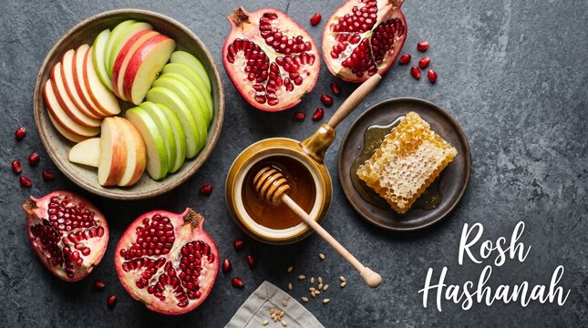 Rosh Hashanah Jewish New Year Celebration
