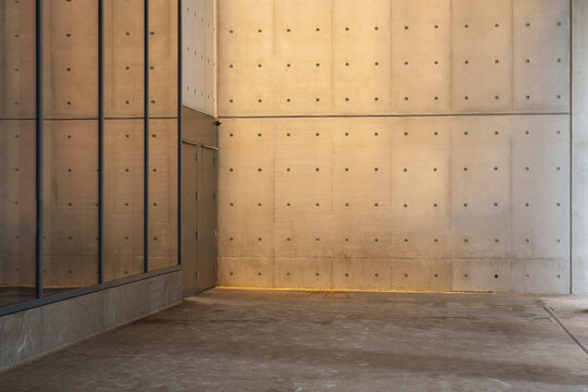 texture - rough concrete wall in modern architecture