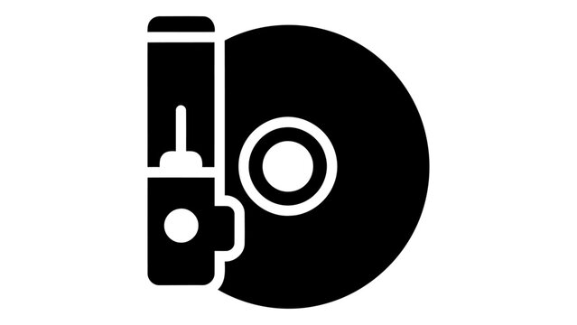 Tv episode collection disc icon