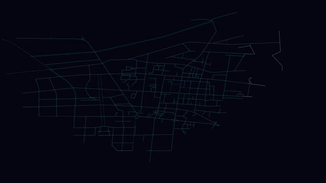 Xibeijie, China, City Infrastructure Expansion Animation, Urban Visualization Technology