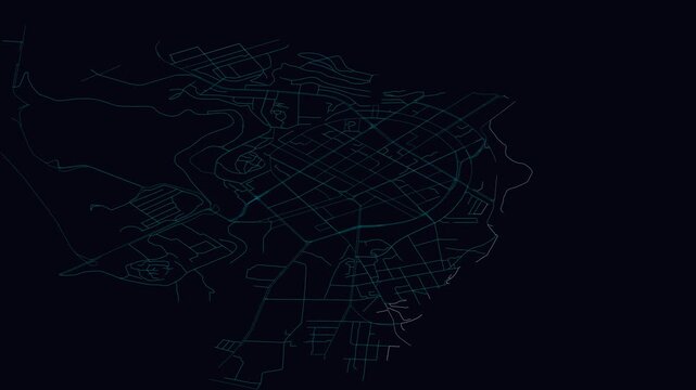 Yerevan, Armenia, City Infrastructure Expansion Animation, Urban Visualization Technology