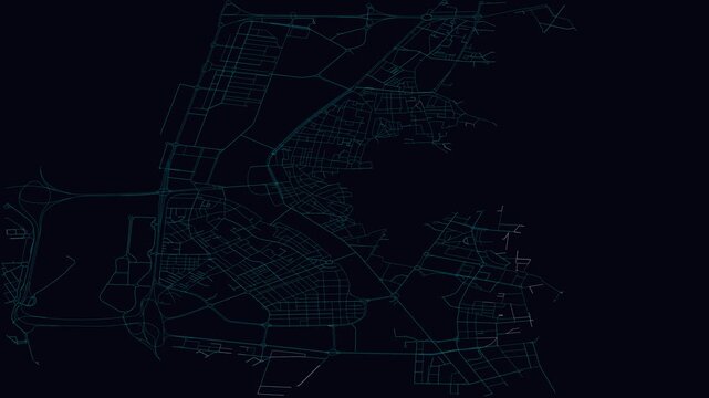 Sevilla, Spain, City Infrastructure Expansion Animation, Urban Visualization Technology