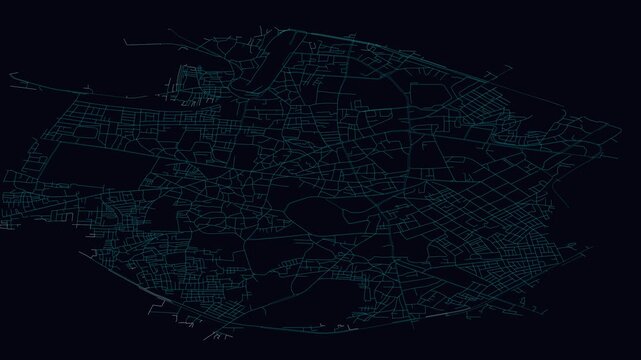 Raipur, India, City Infrastructure Expansion Animation, Urban Visualization Technology