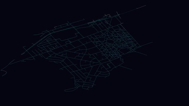 Matola, Mozambique, City Infrastructure Expansion Animation, Urban Visualization Technology
